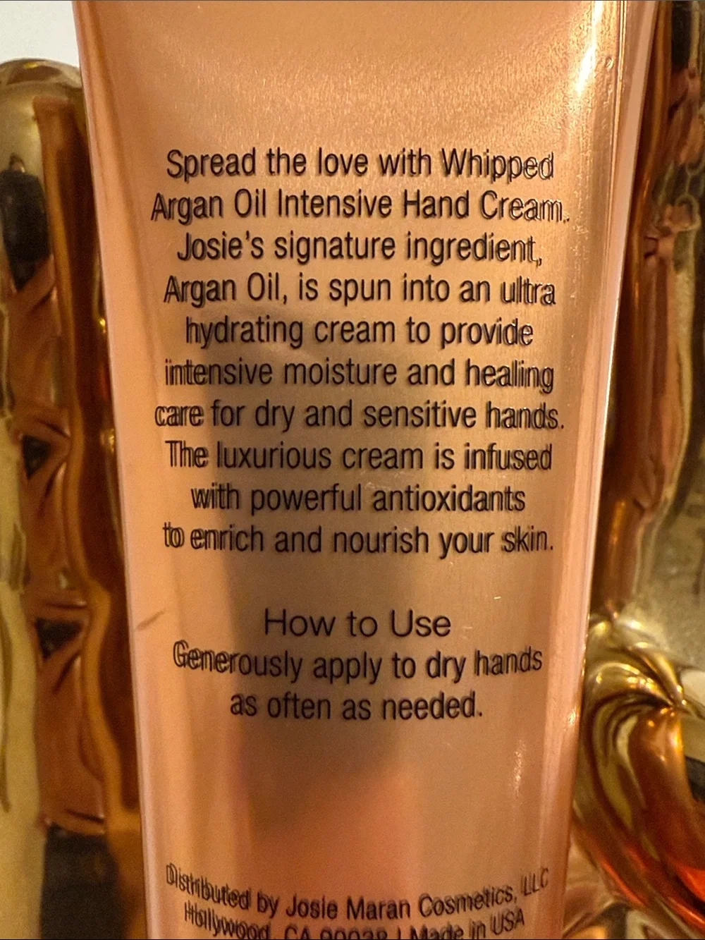 JOSIE MARAN Blood Orange Whipped Argan Oil Intensive Hand Cream 70ml/2.37oz